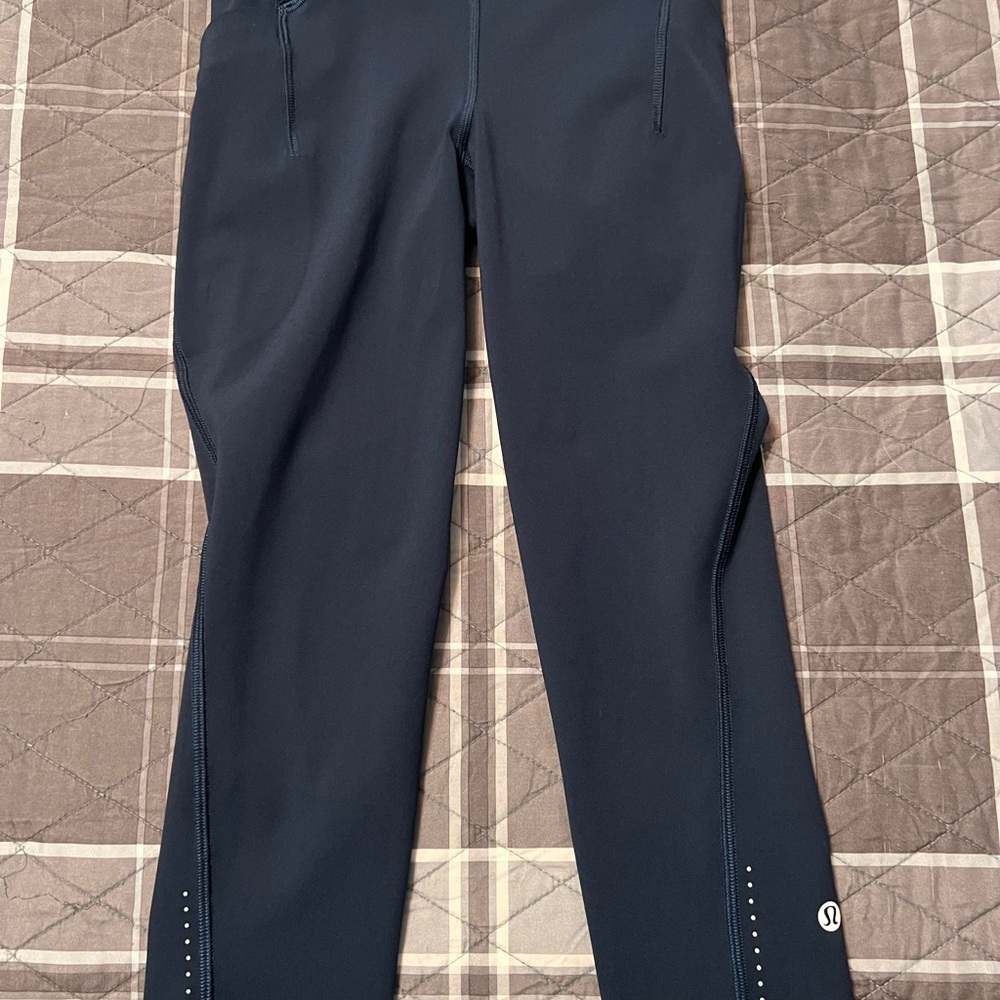 lululemon athletica Dark Navy Crop Leggings